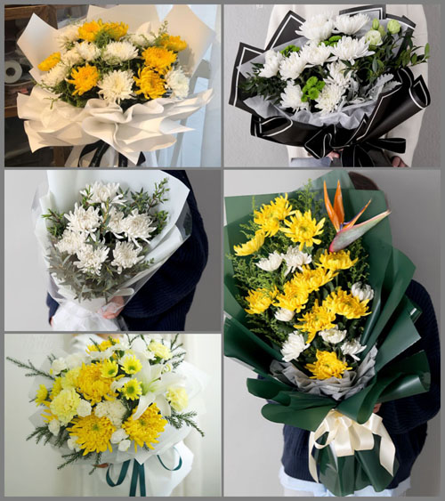 广东揭阳市揭东区锡场镇华清村白事花束代送